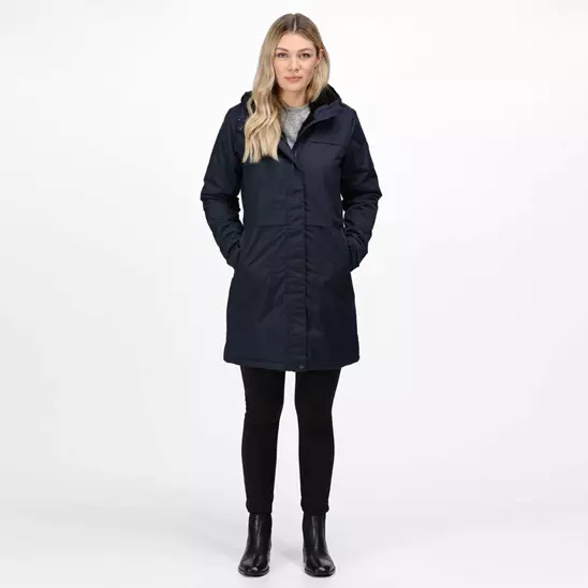 Regatta women’s long coat hooded insulated outdoor wear